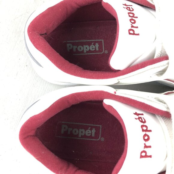 Propet Women's Size 7.5 X(2E) Tour Walker Strap White Leather Walking Sneakers - Picture 13 of 15